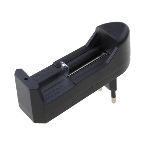 18650 Single Chamber Battery Charger (1S, 3.7V Output) Holder