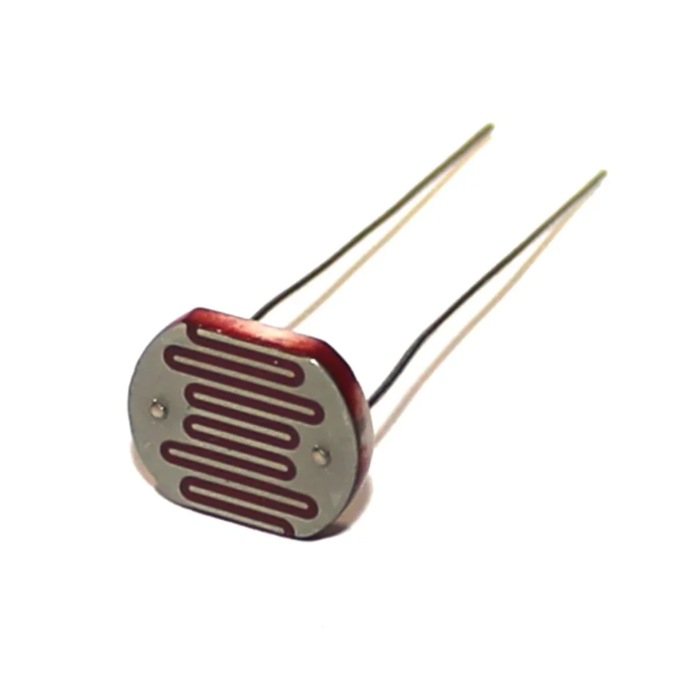 LDR Sensor 5mm (Light-Dependent Resistor, Compact Analog)