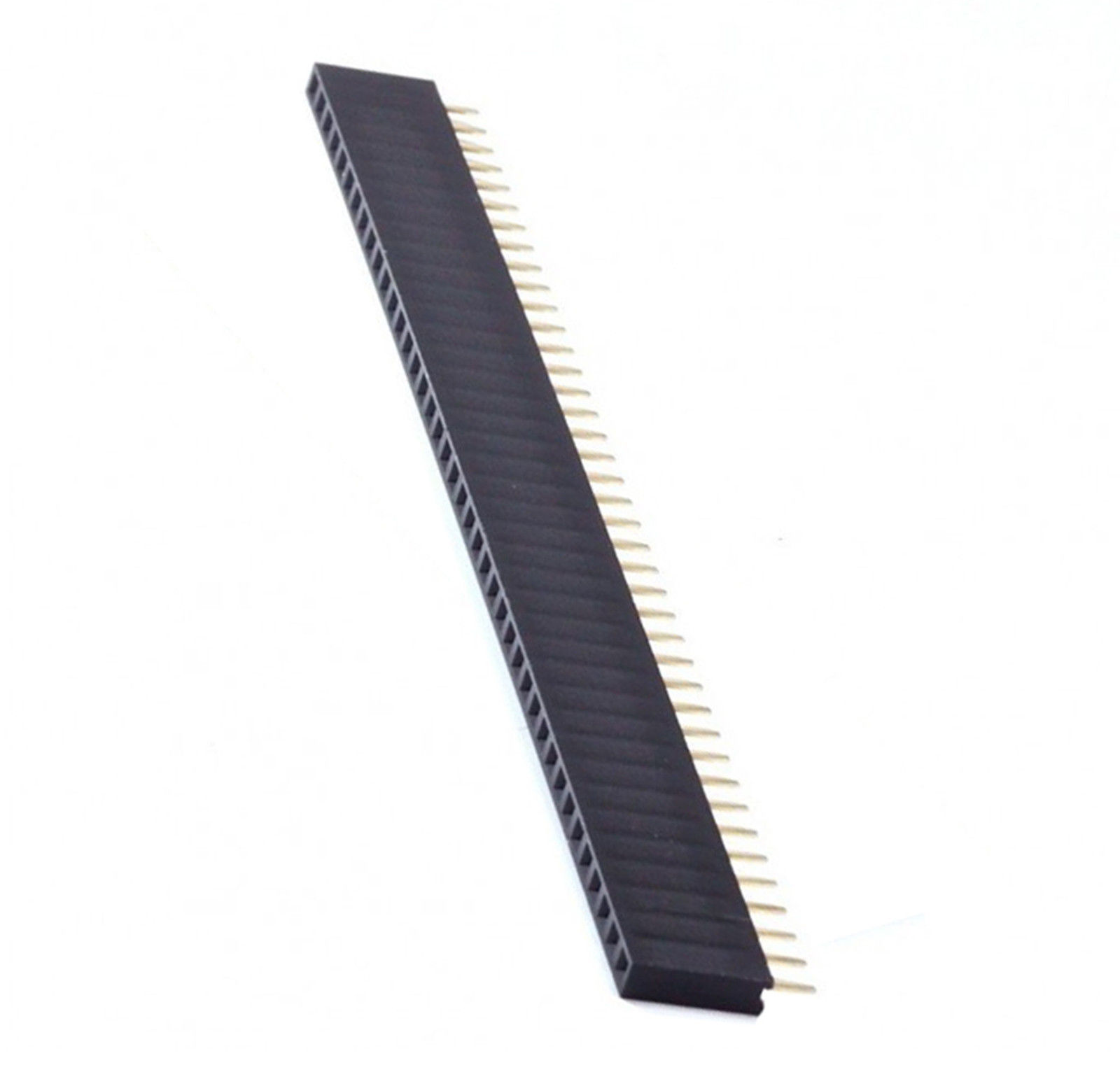Female Header Pin Socket Strip (Single Row, 40-Pin, 2.54mm)