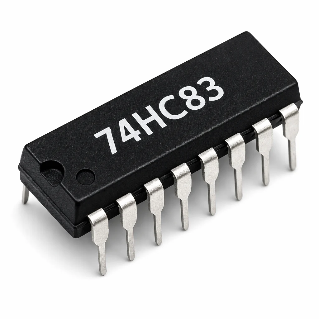 74HC83 4-Bit Binary Full Adder IC (High Speed CMOS) - 7483