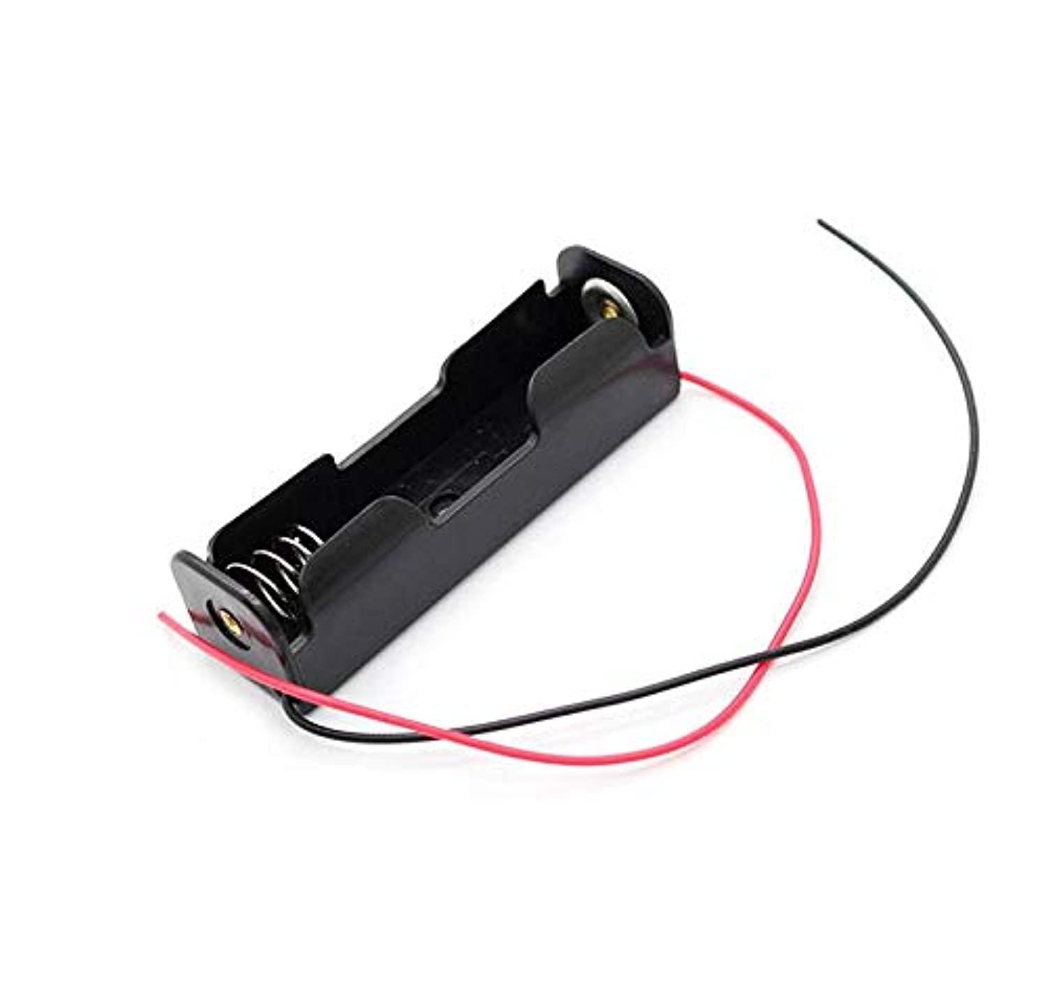 18650 Single Cell Battery Holder (1S, 3.7V Output) with Wires